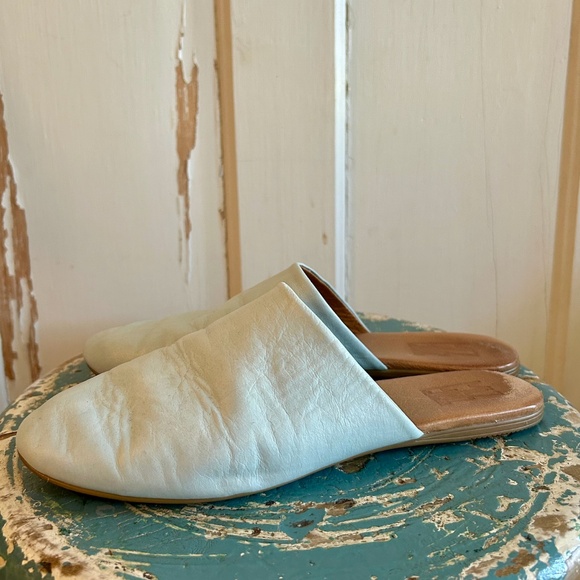 Miz Mooz Rachelle Leather Mules – Sky Blue – Size 38 - Picture 3 of 6